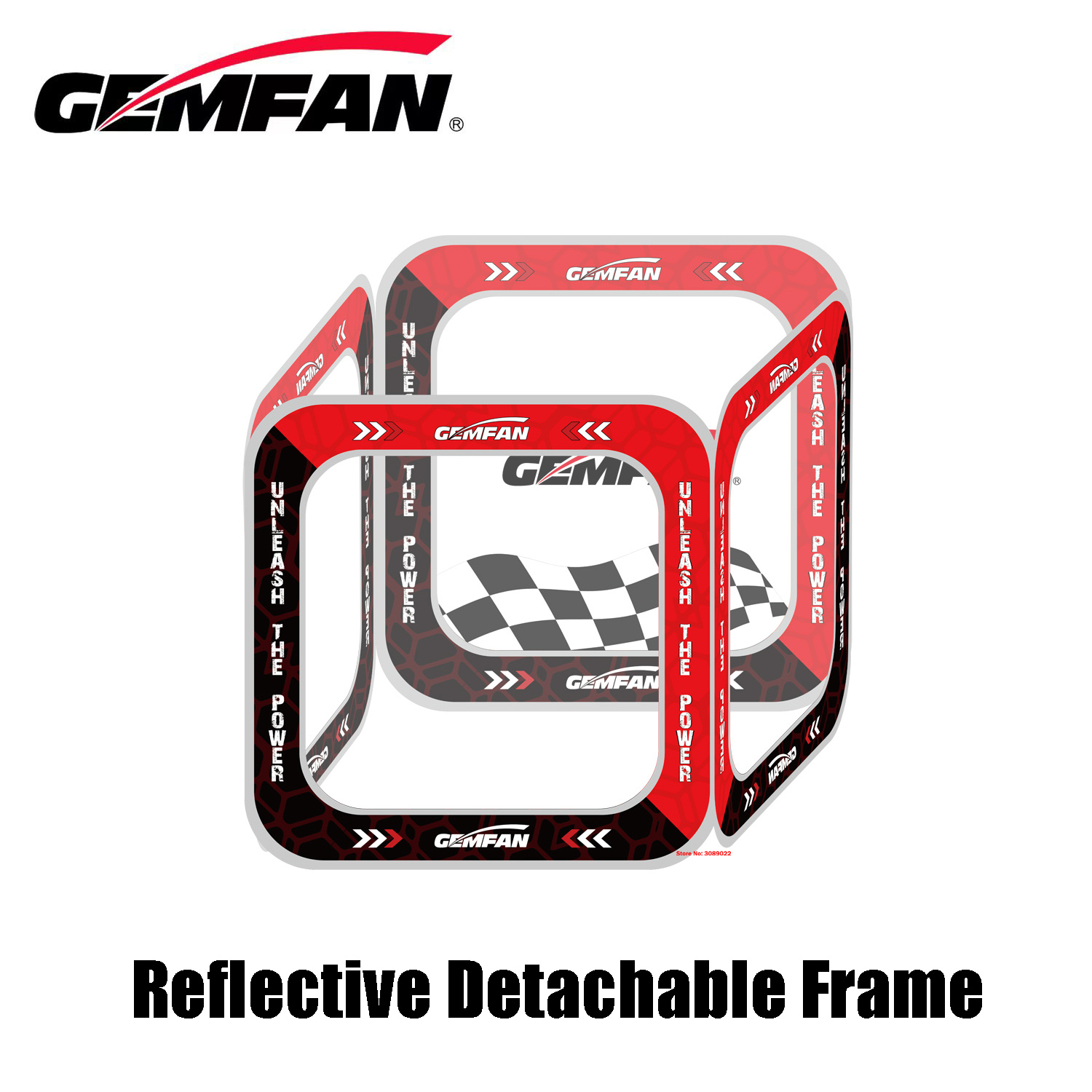 GEMFAN 80*80CM FPV Race Cube G - Drone Racing Flag ulasan dan harga