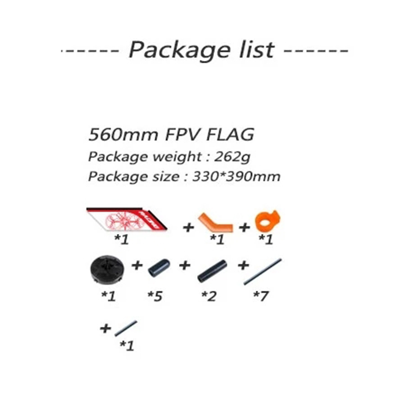 LDARC 560mm FPV Freestyle Outd - Drone Racing Gate ulasan dan harga